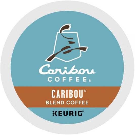 Caribou Coffee Single-Serve Coffee K-Cup Pods, Caribou Blend, Box Of 24