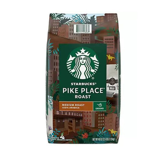 Starbucks Pike Place Roast Medium Roast Ground Coffee 40oz.