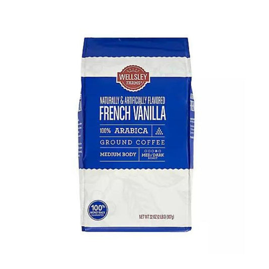 Wellsley Farms French Vanilla Ground Coffee 32oz.