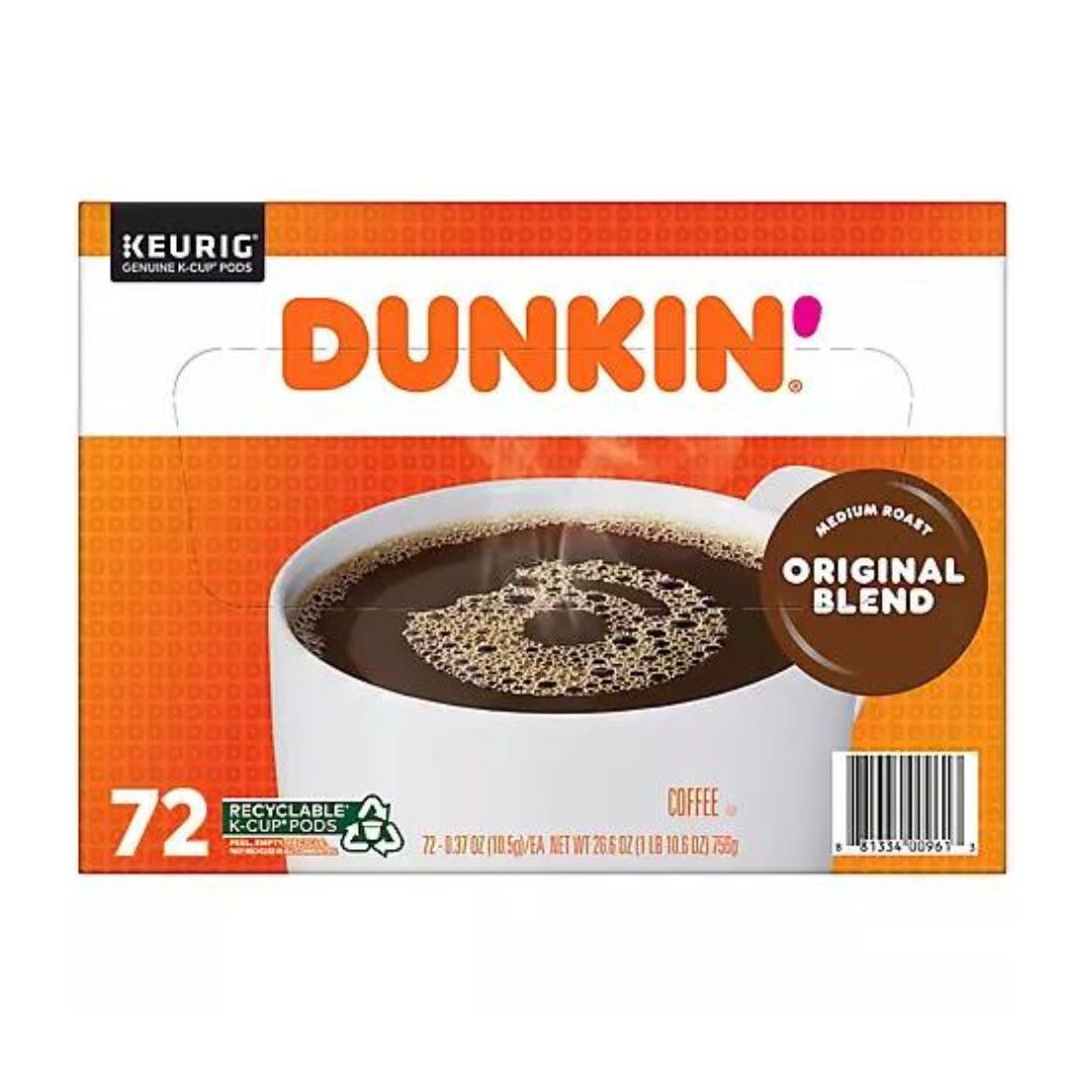 Dunkin' Donuts Original Blend K-Cup Pods, 72 ct.