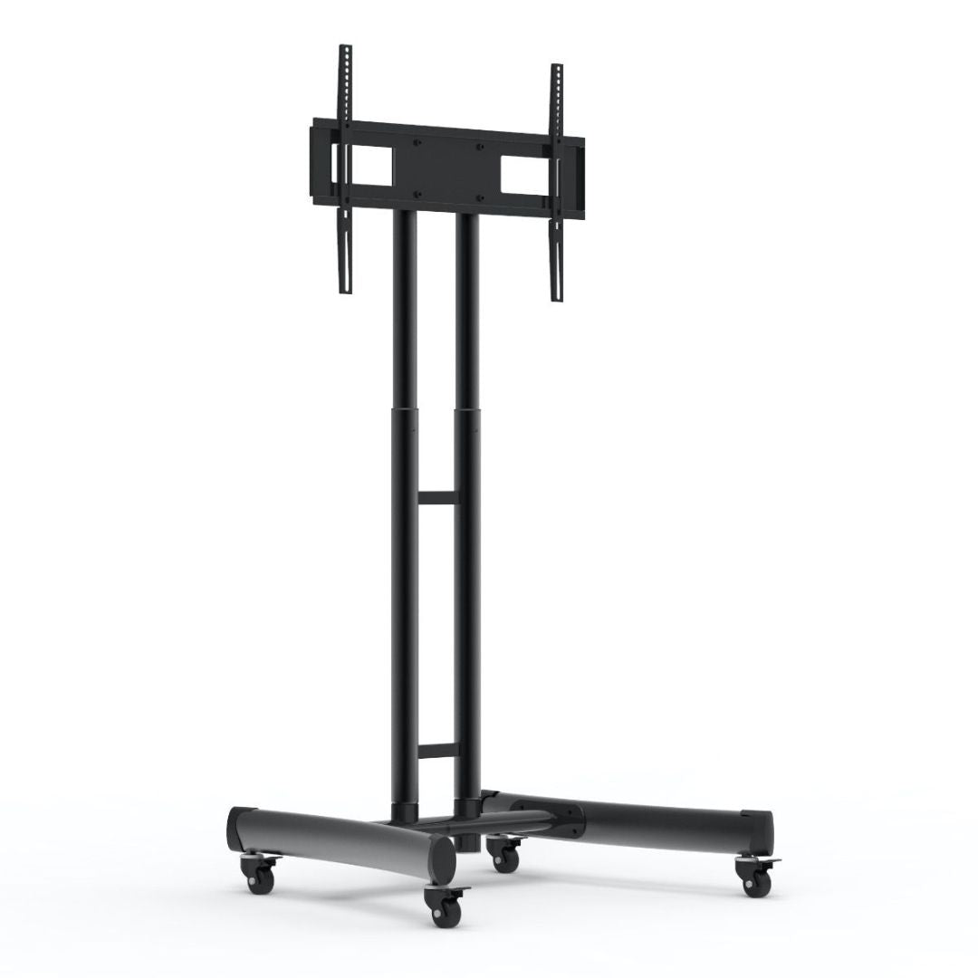 Adjustable-Height Rolling TV Stand