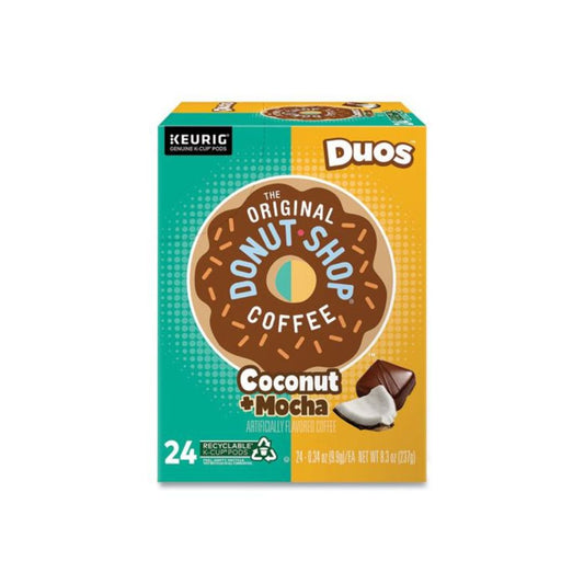 The Original Donut Shop Single-Serve Coffee K-Cup Pods, Coconut Mocha, Box Of 24