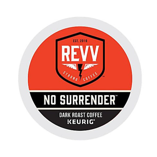 REVV Single-Serve Coffee K-Cup Pods, No Surrender, Box Of 24