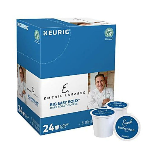 Emeril's Single-Serve Coffee K-Cup Pods, Big Easy Bold, Box Of 24