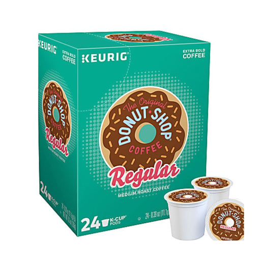 The Original Donut Shop Single-Serve Coffee K-Cup Pods, Classic, Carton Of 24