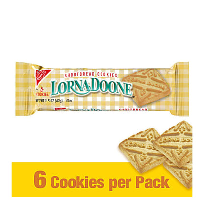 Lorna Doone Shortbread Cookies 1.5 Oz. 6 Cookies Per Pack, Box Of 30 Packs