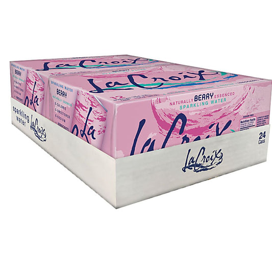 LaCroix Core Sparkling Water with Natural Grapefruit Flavor 12 Oz. Case of 24 Cans