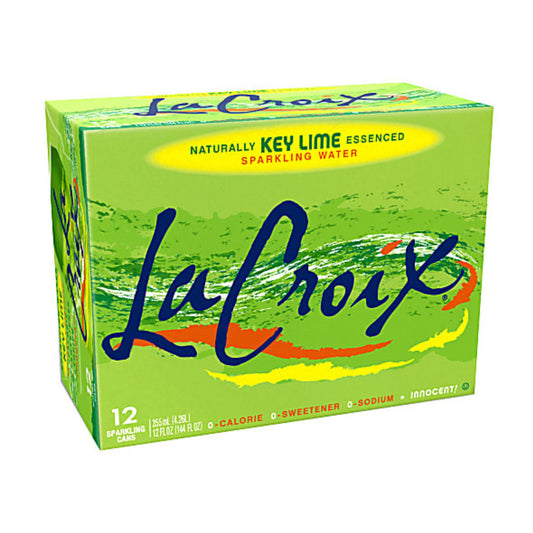 LaCroix Core Sparkling Water 12 Oz. (Key Lime) Case Of 12 Cans