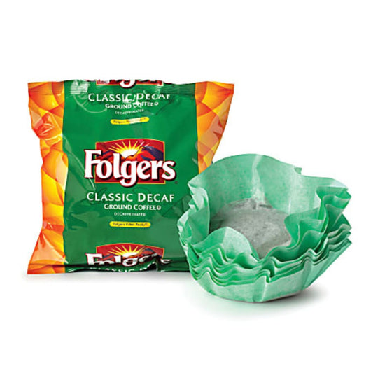 Folgers Classic Roast Decaffeinated Coffee Filter Packs Box Of 40