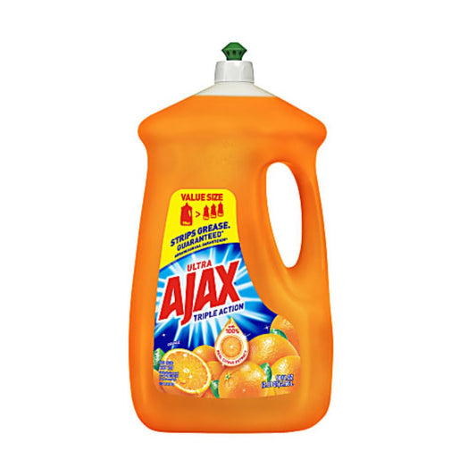 AJAX Triple Action Dish Soap - Liquid  90 fl oz. Orange Scent