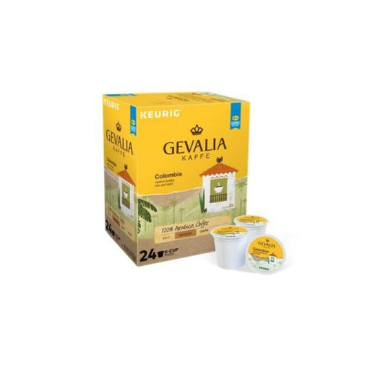 Gevalia Single-Serve Coffee K-Cup, Medium Roast, Columbian, Box Of 24