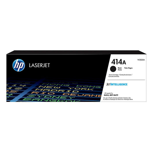 HP 414A Black Toner Cartridge, W2020A