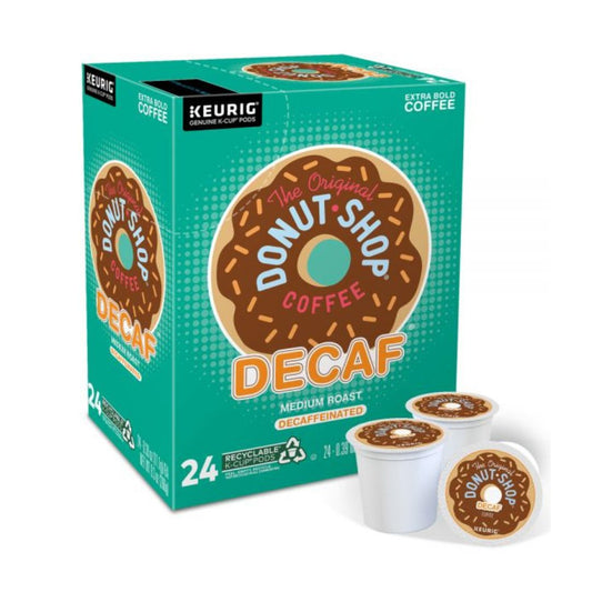 The Original Donut Shop Single-Serve Coffee K-Cup Pods, Decaffeinated, Box Of 24