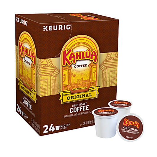 Kahlua Single-Serve Coffee K-Cup Pods, Arabica, Box Of 24