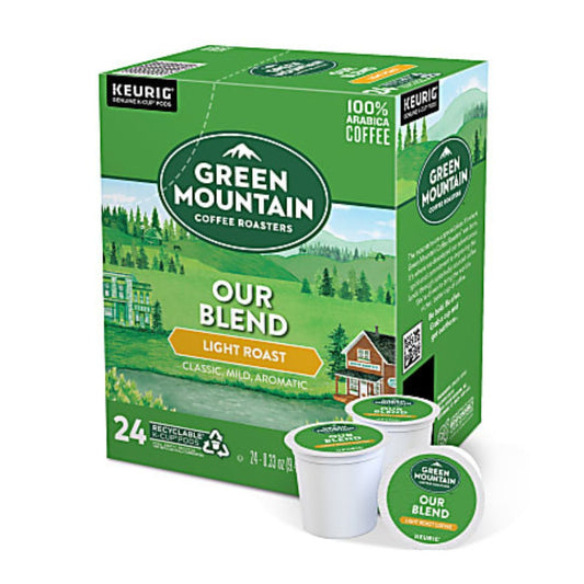 Green Mountain Coffee Single-Serve Coffee K-Cup Pods, Our Blend, Box  Of 24