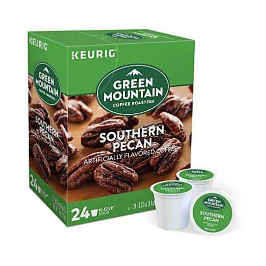 Green Mountain Coffee Single-Serve Coffee K-Cup Pods, Southern Pecan, Box Of 24