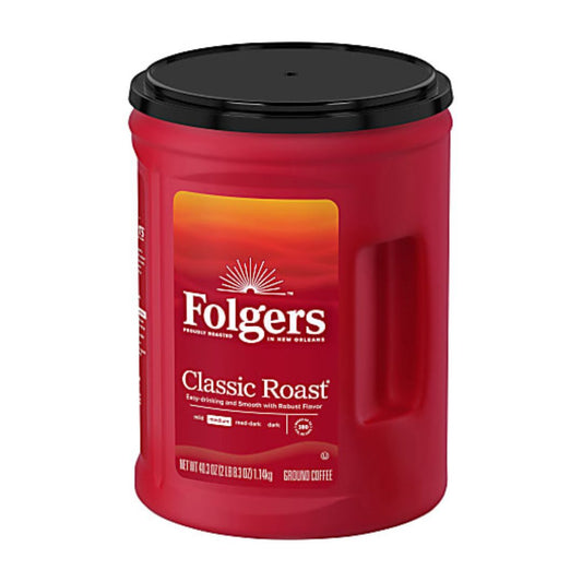 Folgers Ground Classic Coffee, 40.3 Oz Bag