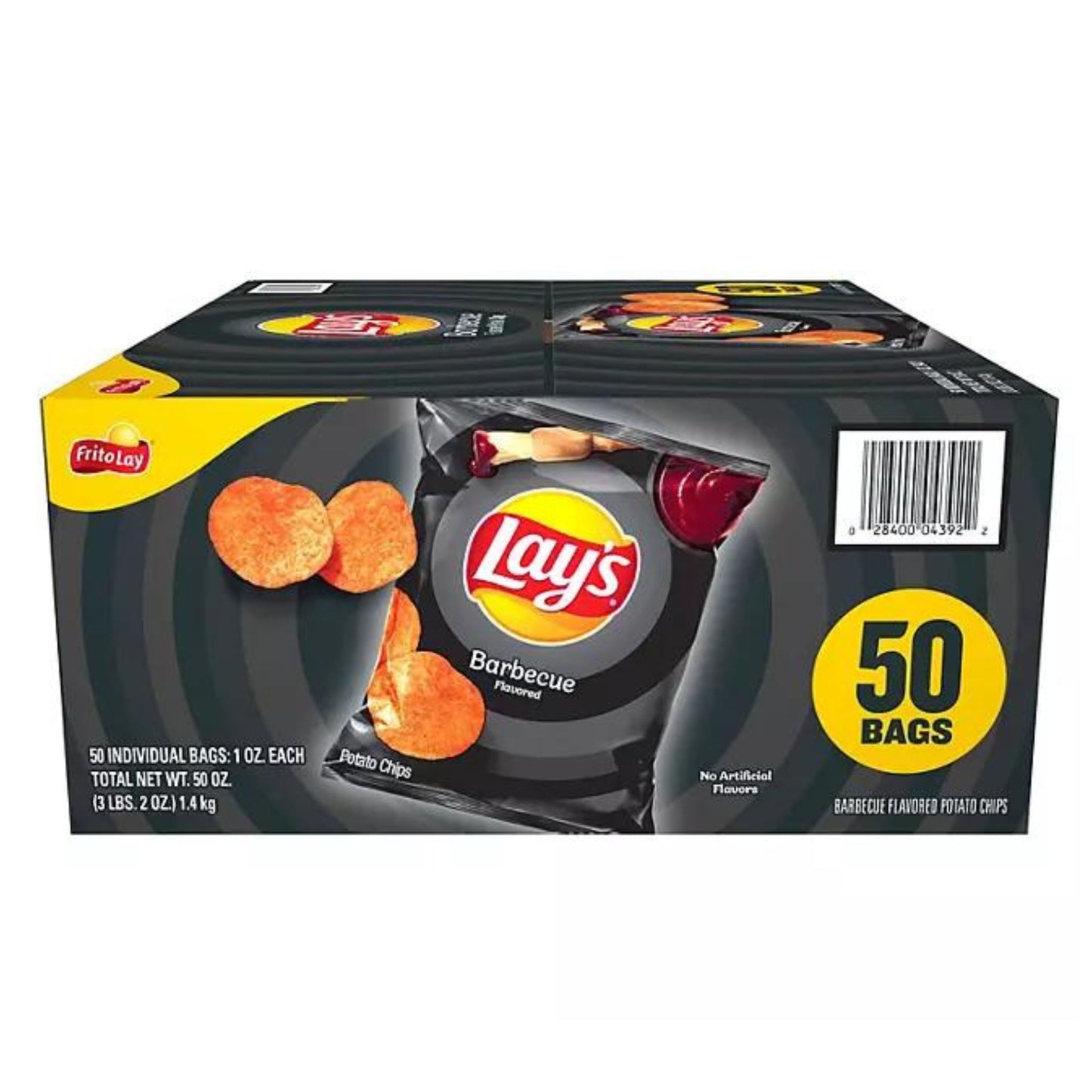 Lay's Barbecue Potato Chips 1oz. 50bags per Pack
