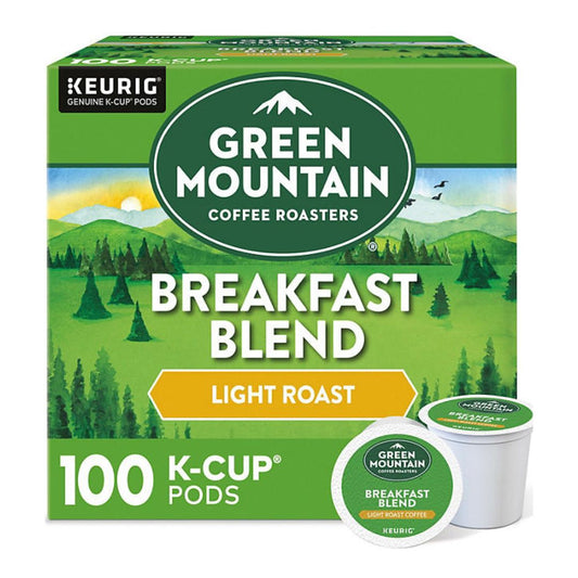 Green Mountain Coffee Breakfast Blend K-Cup Pods 100 ct.