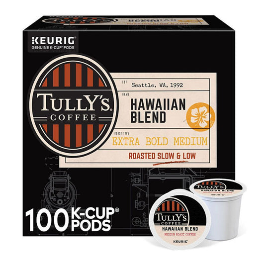 Tully's Coffee Hawaiian Blend K-Cup Pods 100 ct.