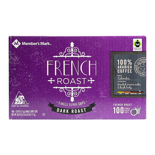 Member's Mark Fair Trade Certified French Roast 100 ct.