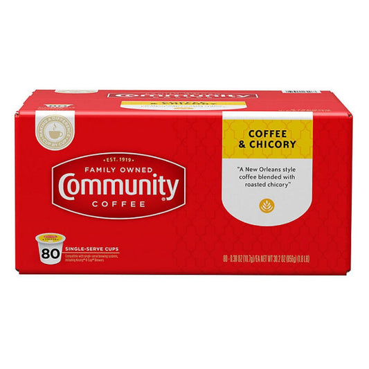 Community Coffee Single Serve Cups, Coffee & Chicory 80 ct.