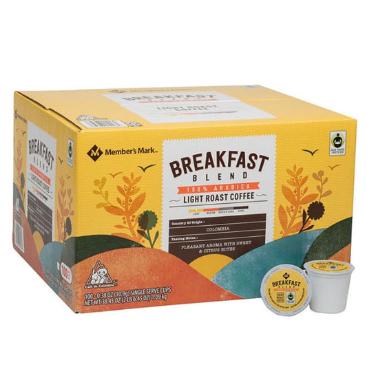 Member's Mark Breakfast Blend Single-Serve Cups 100 ct.