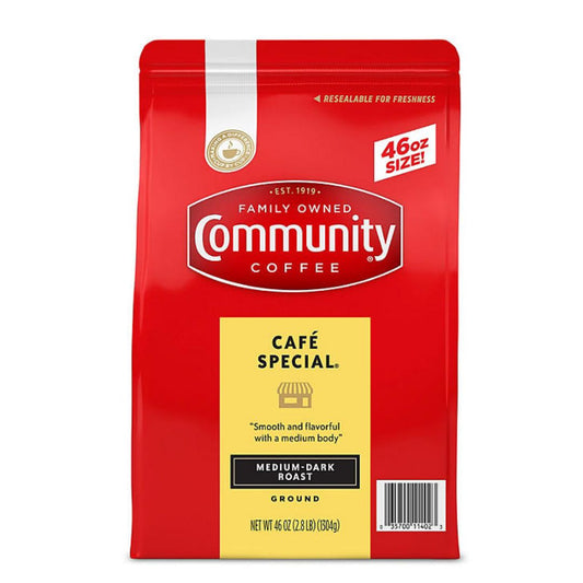 Community Coffee Ground, Cafe Special 46 oz.