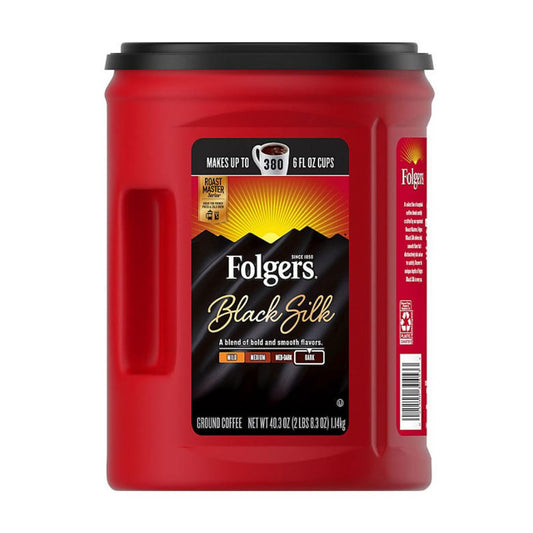 Folgers Black Silk Ground Coffee 40.3 oz.