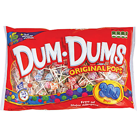 Dum-Dum-Pops Assorted Flavors Pack Of 300