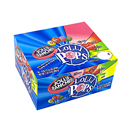 Jolly Rancher Lollipops Pack Of 50