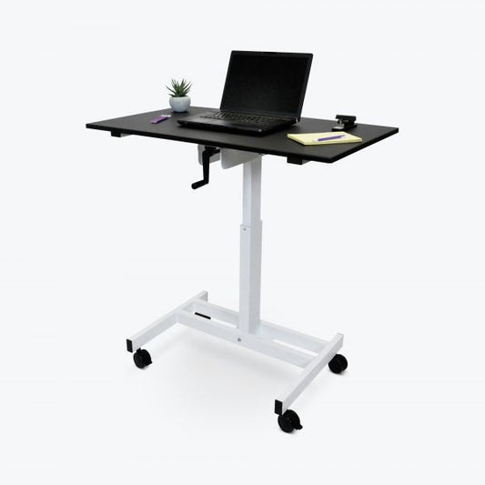 40" Single-Column Crank Stand Up Desk